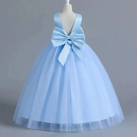 Teens Girls Bridesmaid Dresses For Wedding 5-14 Yrs Kids Sequin Birthday Party Long Dress Girls Evening Formal Pageant Vestidos - Lootquake