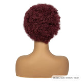 350# Ginger Orange Synthetic Knotless Braided Wig | 13x4 Transparent Lace Front Short Afro Kinky Curly Braids