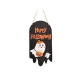 New Halloween Wooden Hanging Sign - Holiday Door Decor, Wooden Plaque Crafts, Festival Wall Hanging for Home Party Decoration
