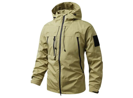 Autumn Men's Mountain Ski Jackets Outdoor Windbreaker Hiking Hooded Coats for Men Climbing Waterproof Jackets Raincoat Clothing - Lootquake