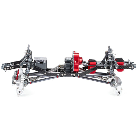 313mm Wheelbase All Metal Chassis Kit with Portal Axle Carbon Rails for 1/10 RC Crawler SCX10 Rock Off Road Truck Rigs - Lootquake