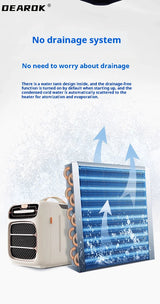 Aire acondicionado portátil para habitación, tienda de campaña, 1400 W, R290/80 g, 1-12 h