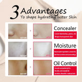 Base de maquillaje líquida profesional para rostro, cobertura total, corrector, hidratante, control de grasa, base de maquillaje, iluminador, maquillaje facial.
