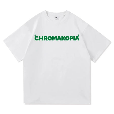 Men Women Tyler The Creator Chromakopia T Shirt Aesthetic Letter Print T-Shirt High Quality Cotton Round Neck Tees Shirts - Lootquake