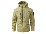 Autumn Men's Mountain Ski Jackets Outdoor Windbreaker Hiking Hooded Coats for Men Climbing Waterproof Jackets Raincoat Clothing - Lootquake
