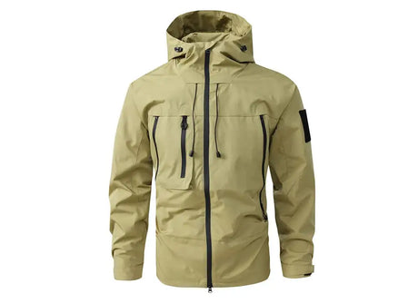 Autumn Men's Mountain Ski Jackets Outdoor Windbreaker Hiking Hooded Coats for Men Climbing Waterproof Jackets Raincoat Clothing - Lootquake