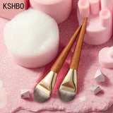 KSHBO Brocha de maquillaje superfina para base de maquillaje, corrector, crema, base líquida, base facial, brocha profesional para base, herramientas de maquillaje