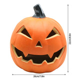 Halloween Hollowed-out Pumpkin Ornament Decor LED Scene Layout Tabletop Decoration Halloween Thanksgiving Gifts, No Battery