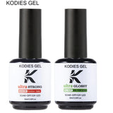 1 PCS Nail Gel Polish Ultra Glossy Top Coat Base Gel Semi Permanent UVGel Varnish Sealer Finish Transparent Diamond Top No Wipe