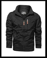 New Functional Waterproof Jacket Men's Autumn Casual Rainproof Detachable Cap Work Coat Hiking Mountain Windproof Windbreaker - Lootquake