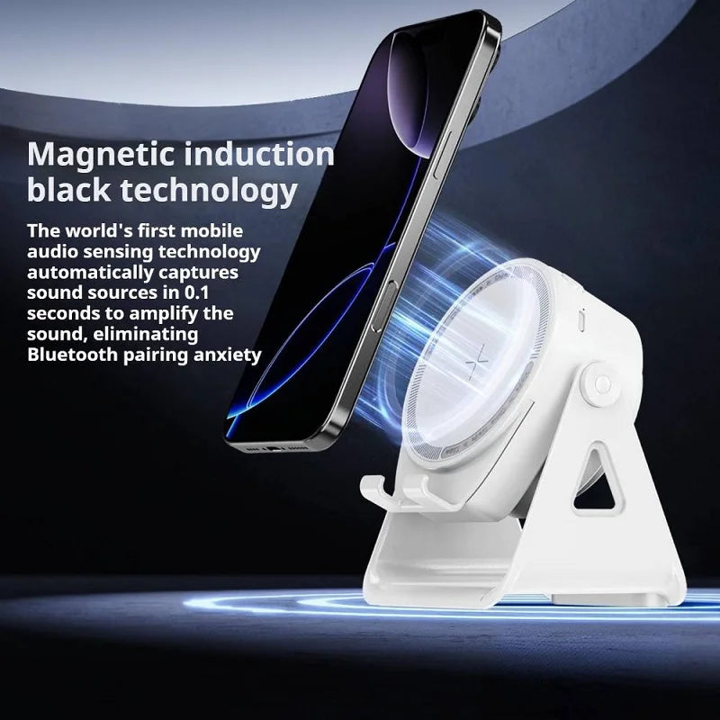 Bluetooth Speaker Adjustable Desktop Lazy Tablet Bracket Support Portable Wireless Speaker Phone Holder Stand with RGB Light