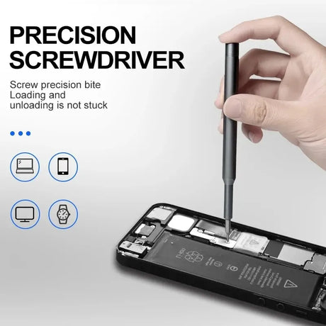 63 in 1 Precision Screwdriver Set Home Hand Repair Tool Kit Magnetic Phillips Drill Bits for iPhone Xiaomi Camera Glasses Watch - Lootquake