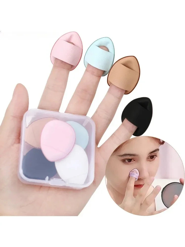 5/10 unidades de mini esponjas para base de maquillaje con cojín de aire, corrector facial, crema BB, aplicador cosmético, herramientas de maquillaje.