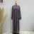 Plain Abaya Muslim Long Dress Women Balloon Sleeve Casual Islamic Clothing Dubai Turkish Modesty Kaftan Ramadan Eid - Lootquake