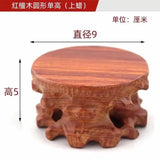 Expositor de estatuas de figuritas sencillas, bases de madera maciza en miniatura, juegos de café y té, pedestal, jarrón, maceta, mesa de clasificación de bonsáis