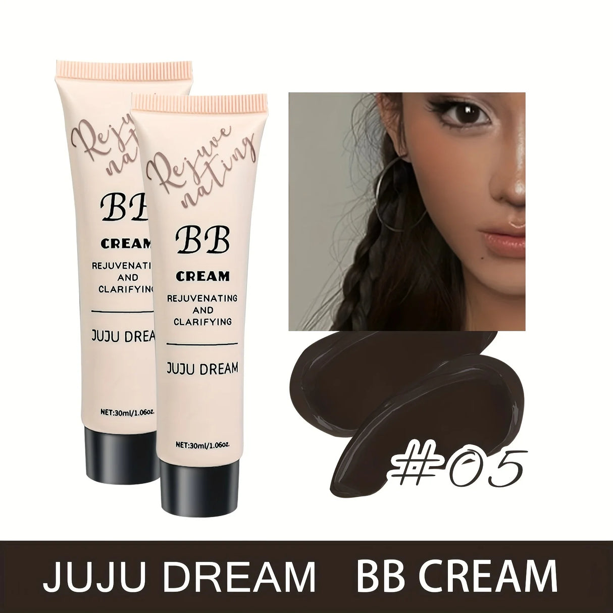 BB crème anti-cernes naturelle, fond de teint hydratant et nourrissant, waterproof et longue tenue, couvrance totale, convient à toutes les peaux