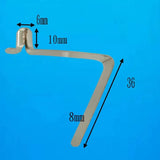 10pcs Spring Clips Locking Tube Pin Push Clip For Tent Pole Kayak Paddle 6mm For Secure Tent Pole Paddle Board Camping Accessory - Lootquake