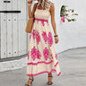 Vestido de verano para mujer, informal, sin mangas, corte A, largo, bohemio, informal, sin mangas, 2024