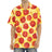3D Print Pepperoni Pizza Graphic Aloha Shirts For Men Short Sleeve Oversized Beach Hawaii Shirts Mens Button Up Tee Shirt Tops - Lootquake