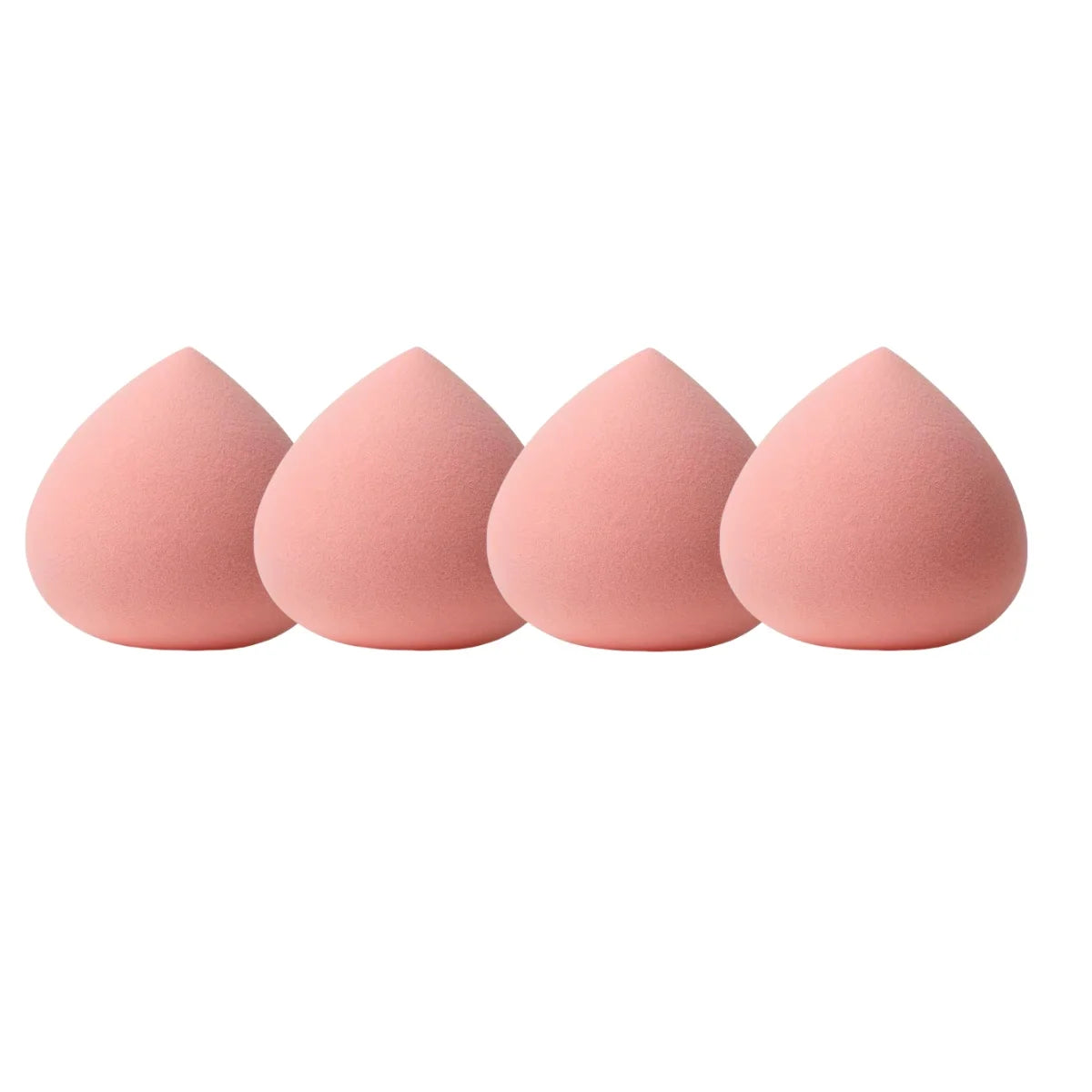Lot de 4 houppettes à poudre de maquillage souples en forme de fruits, éponges en forme d'œuf de beauté, houppettes cosmétiques, éponges à fond de teint souples, outil de beauté