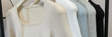 2025 New Long-sleeved Sweaters for Women Slim-fitting Square-neck Bottoming Shirts for Autumn Winter High-end Low-neck Tops - Lootquake