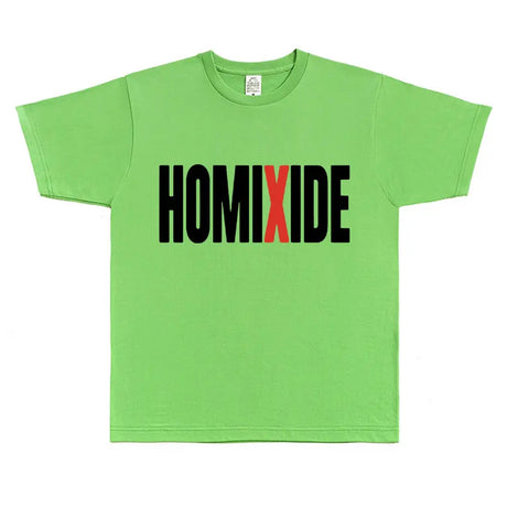 Rapper Homixide Gang Graphic T-shirt Playboi Carti Opium Merch Tshirt Men Women Hip Hop Oversized T Shirts Male Cotton Tops Tees - Lootquake