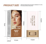 Foundation Tint Stick Balm Serum Boosted Skin Tint Plumper Foundation Stick Smooth Plumper Travel 6 Colors with Fingertips Makeu
