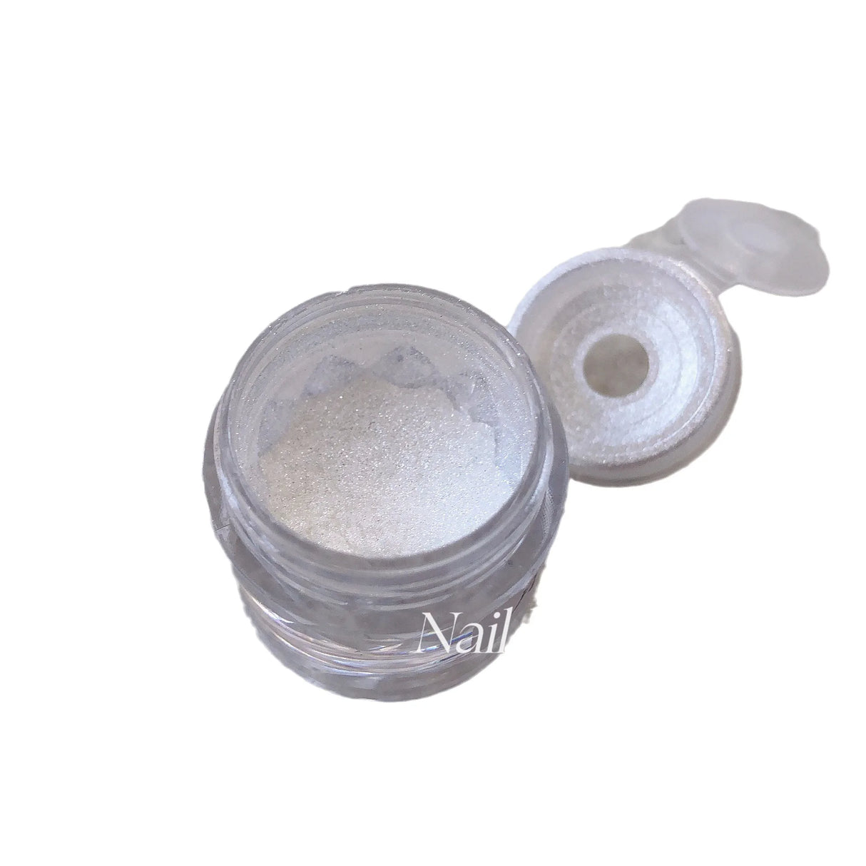Moonlight Mirror Nails Powder Pearl White Nails Glitter Aurora Shining Pigment Chrome Dust Nail Art Supplies Decoration