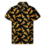 3D Print Pepperoni Pizza Graphic Aloha Shirts For Men Short Sleeve Oversized Beach Hawaii Shirts Mens Button Up Tee Shirt Tops - Lootquake