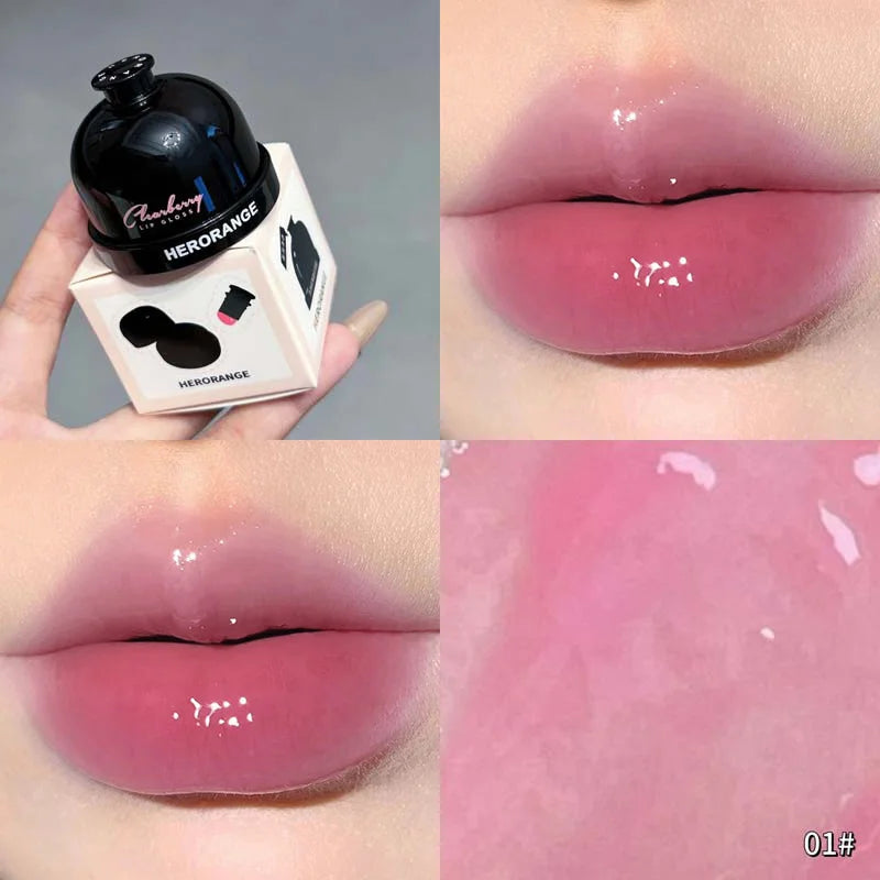 Lip Essence Mouth Red Lip Glaze Mirror Gloss Nude Lip Gloss Moisturizing Lipstick For Women Waterproof And Long-lasting Lipstick