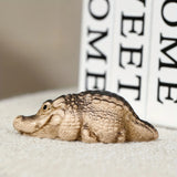 Crocodile Sculpture Statue Modern Decoration Home GiftsAnimal Statue Table Center Decoration Crafts Resin