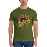 RARE: Vancouver Hockey - Retro Canucks Classic T-Shirt mens cotton t shirts mens short sleeve t shirts mens tall t shirts - Lootquake