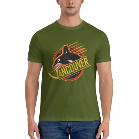 RARE: Vancouver Hockey - Retro Canucks Classic T-Shirt mens cotton t shirts mens short sleeve t shirts mens tall t shirts - Lootquake