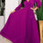 CM.YAYA Elegant Women Wraped V-neck Long Sleeve with Sashes Maxi Long Dress Chic INS Sexy Party Prom Big Swing Pink Dresses - Lootquake