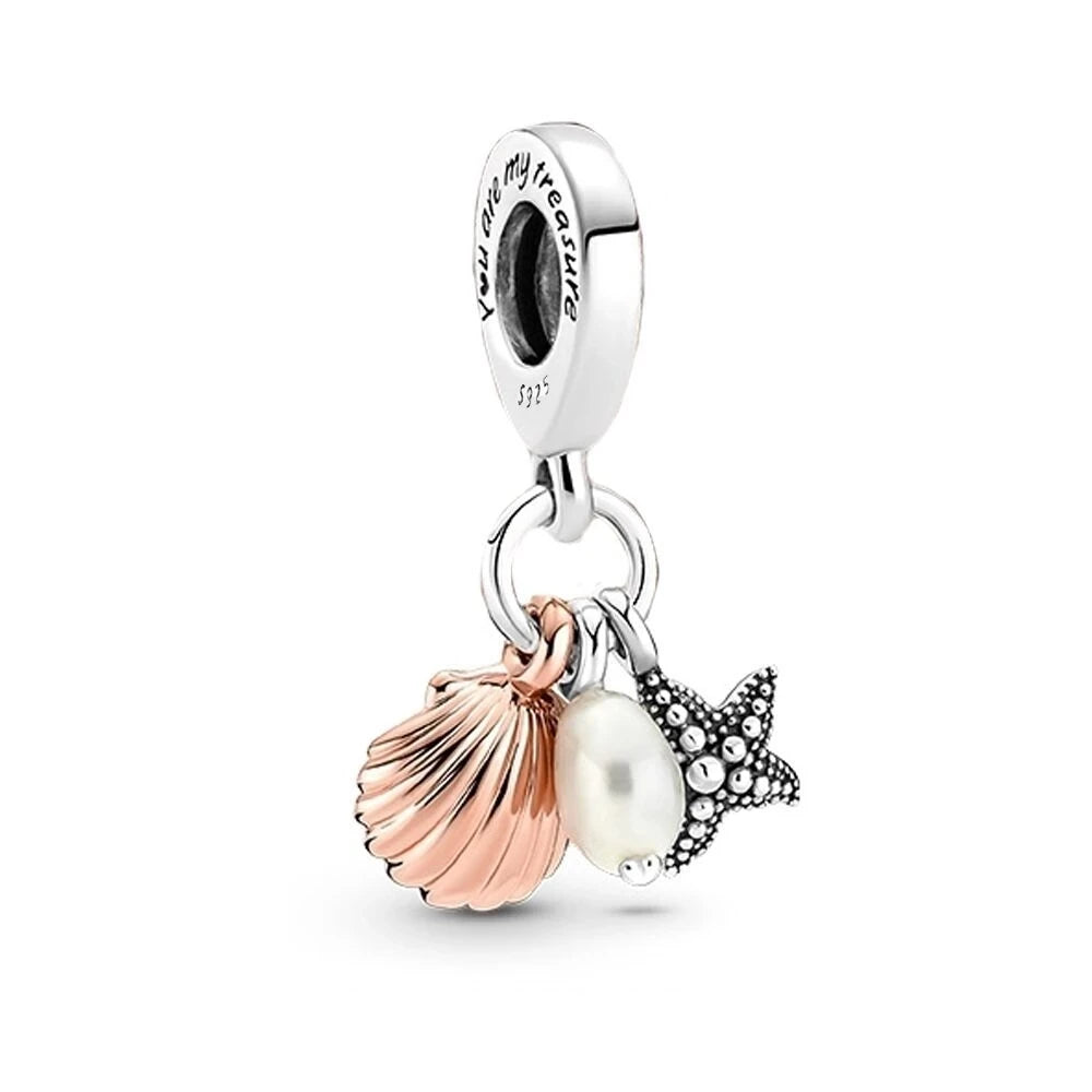 Dije de plata de ley 925 con forma de café, vino tinto, cafetera, copa de champán, compatible con pulseras colgantes originales, joyería DIY para mujer.
