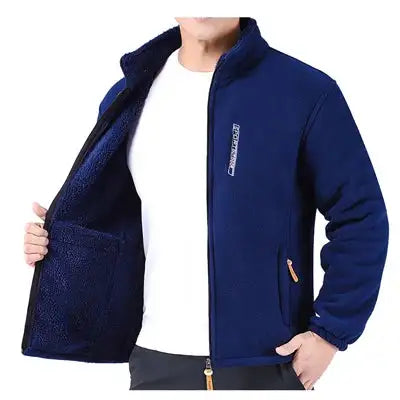 DIMUSI Winter Men's Polartec Jackets Casual Male Outwear Velvet Windbreaker Jackets Mens Soft Fleece Warm Jackets Brand Clothing - Lootquake