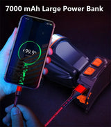 New High Power 300000 LM Powerful Led Headlamp Built-in Battery Headlight Waterproof USB Rechargeable Flashlight Head Torch - Lootquake