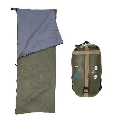 Lixada 190 * 75cm Outdoor Portable Envelope Sleeping Bag Camping Travel Hiking Multifunction Ultra-light 680g Backpacking - Lootquake