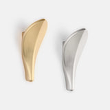 SARIHOSY Wall Hook Towel Hooks Wall storage Coat Rack kitchen Bathroom Accessories Creative Leaf Hook Home Storage Gold Silver