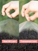 46-50 Inch | 13x6/13x4 Lace Width | Bone Straight | Brazilian | Remy Hair | HD Transparent Lace Frontal Wig - 200% Density