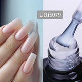UR SUGAR Blue Color Rubber Base Gel Nail Polish Gold Glitter Base Gel Top Coat Soak Off UV LED Gel Nail Art Varnish Manicure