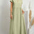 Women Elegant Solid Maxi Dress Summer Short Sleeve O Neck Vintage Harajuku Cotton Linen Loose Sundress Y2K Pockets Long Dress - Lootquake