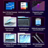 2024 New Ultraslim Dedicated Gaming Laptop 15.6 Inch Intel Core i7-1260+MX550 4Gvideo  NVIDIA   RAM Fingerprint office Notebook - Lootquake
