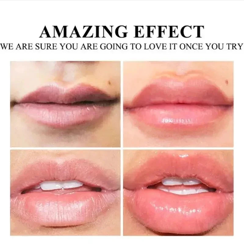 Bálsamo labial hidratante voluminizador, aceite labial original, brillo labial, cuidado de los labios, beneficio para los labios, aceite exfoliante rosa voluminizador.