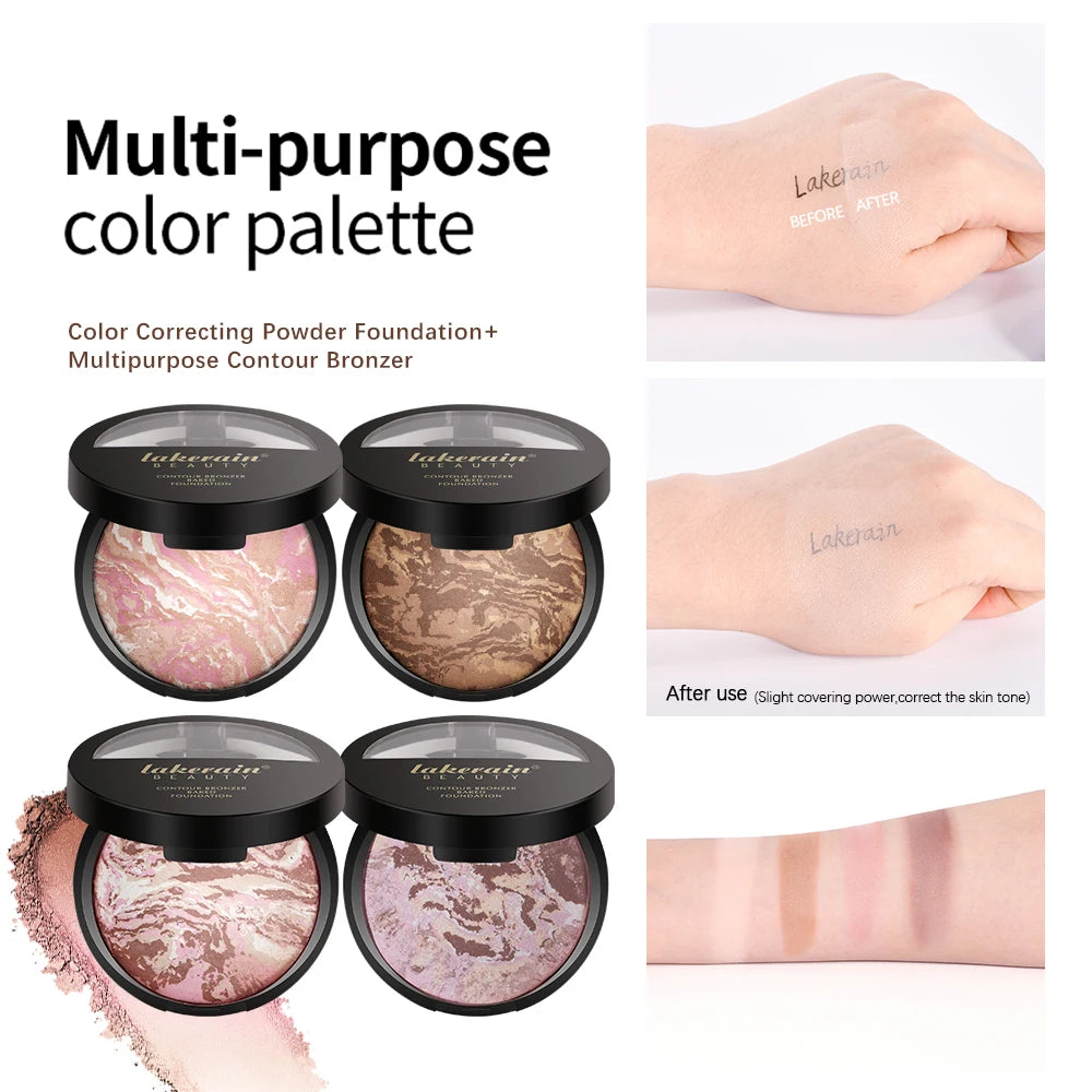 Matte Loose Powder Waterproof Oil-control Matte Full Coverage Face Makeup Makeup Setting Loose Powder Baked Powder Foundation