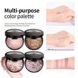 Matte Loose Powder Waterproof Oil-control Matte Full Coverage Face Makeup Makeup Setting Loose Powder Baked Powder Foundation