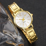 Fashion Women Watches Simple Steel Band Ladies Analog Quartz Watch Reloj Mujer Girls Clock Gift - Lootquake