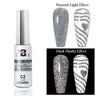 5ML Gold Silver Metallic Liner Paint Gel Polish Chrome Mirror Metal Effect Super Bright French UV LED Semi Permanent Nail Gel