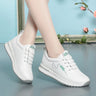 Little White Shoes Women's 2024 New Sports Casual Soft Single Shoes Spring Autumn Designer Sneakers    Middle-aged And Elderly - Lootquake