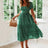 Summer Women Beach Sweet Dresses Vintage Vintage Print Puff Sleeve Casual Square Collar Floral Maxi Long Dress Festa Vestidos - Lootquake